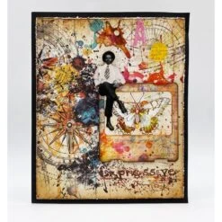 AALL & Create Bowed Tidings A5 Rub Ons Ro017 -Simon Says Stamp AALL Create Bowed Tidings A5 Rub Ons ro017 butterfly