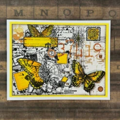 AALL & Create Coffee Numberistic A5 Rub Ons Ro012 -Simon Says Stamp AALL Create Coffee Numberistic A5 Rub Ons ro012 butterfly