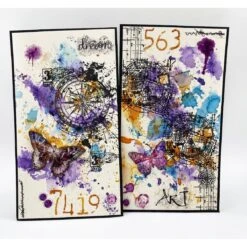 AALL & Create Coffee Numberistic A5 Rub Ons Ro012 -Simon Says Stamp AALL Create Coffee Numberistic A5 Rub Ons ro012 compass