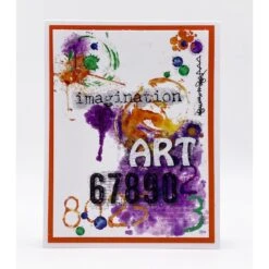 AALL & Create Coffee Numberistic A5 Rub Ons Ro012 -Simon Says Stamp AALL Create Coffee Numberistic A5 Rub Ons ro012 imagination