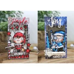 AALL & Create Elf Made A7 Clear Stamps 1311 -Simon Says Stamp AALL Create Elf Made A7 Clear Stamps 1311 jingle joy
