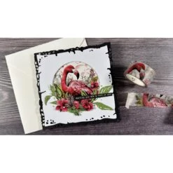 AALL & Create Flamingo Go Go Washi Tape 98 -Simon Says Stamp AALL Create Flamingo Go Go Washi Tape 98 art