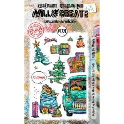 AALL & Create Gifts On Wheels A6 Clear Stamp Set 1221*