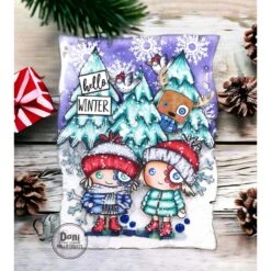 AALL & Create Hey Frosty A7 Clear Stamp Set 1194 -Simon Says Stamp AALL Create Hey Frosty A7 Clear Stamp Set 1194 winter