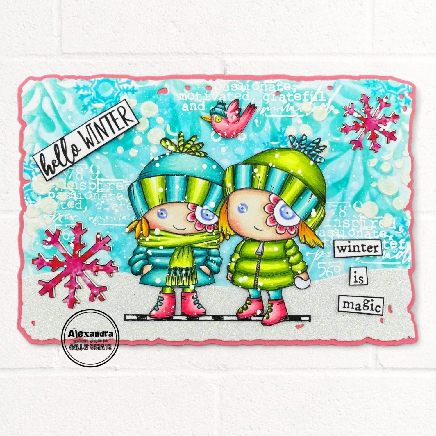 AALL & Create Hey Frosty A7 Clear Stamp Set 1194 - Image 3