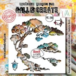 AALL & Create Lantern Roots 6x6 Stencil 241