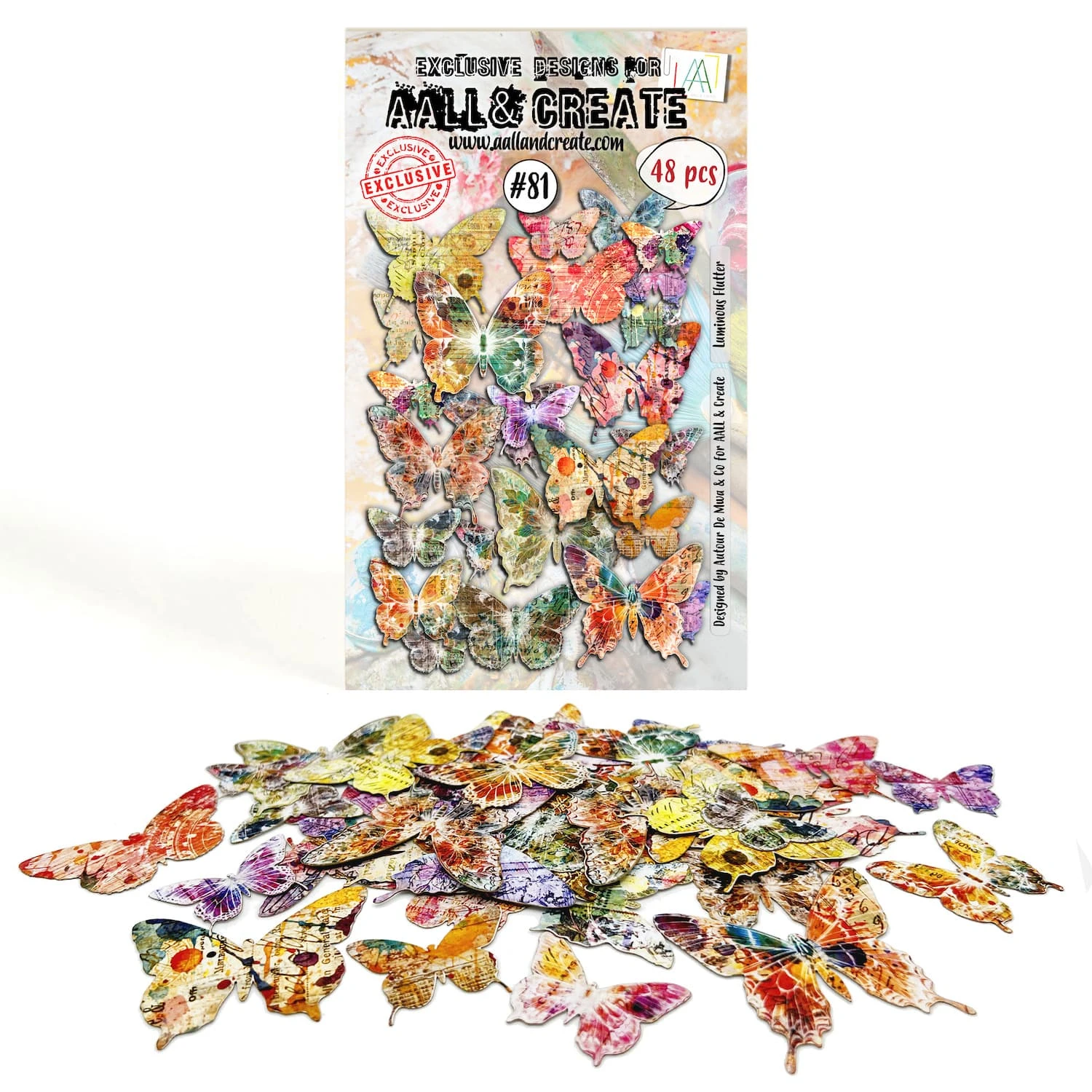 AALL & Create Luminous Flutter Ephemera Die Cuts 81 3 AALL & Create Luminous Flutter Ephemera Die Cuts 81