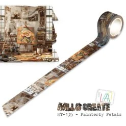 AALL & Create Painterly Petals Layer It Up Washi Tape 135