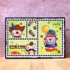 AALL & Create Parallel Rectangle Frame Stencil And Die Bundle -Simon Says Stamp AALL Create Parallel Rectangle Frame Stencil and Die Bundle clown