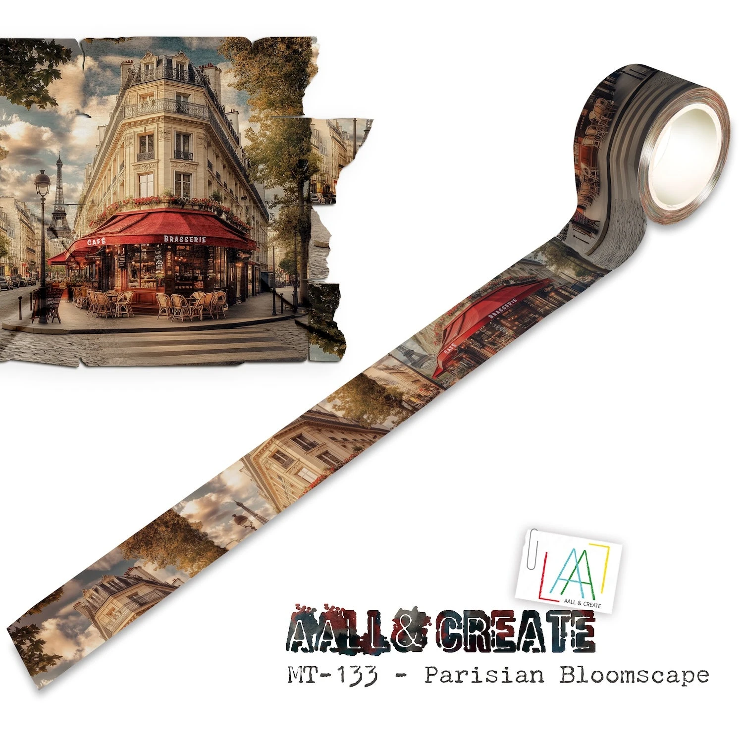 AALL & Create Parisian Bloomscape Layer It Up Washi Tape 133 3 AALL & Create Parisian Bloomscape Layer It Up Washi Tape 133