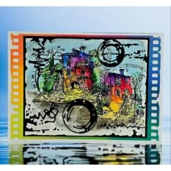 AALL & Create Retro Numbers Dies 92 8 AALL & Create Retro Numbers Dies 92 -Simon Says Stamp AALL Create Retro Numbers Dies 92 houses