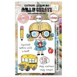 AALL & Create School Daze A7 Clear Stamps 1287