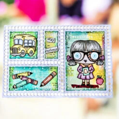 AALL & Create School Daze A7 Clear Stamps 1287 -Simon Says Stamp AALL Create School Daze A7 Clear Stamps 1287 pencil