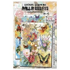 AALL & Create Zesty Blossoms Rub Ons Ro-024