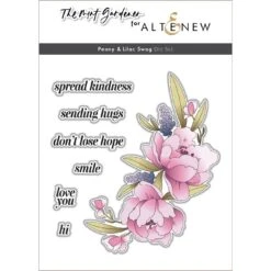 Altenew Peony And Lilac Swag Dies Alt10147