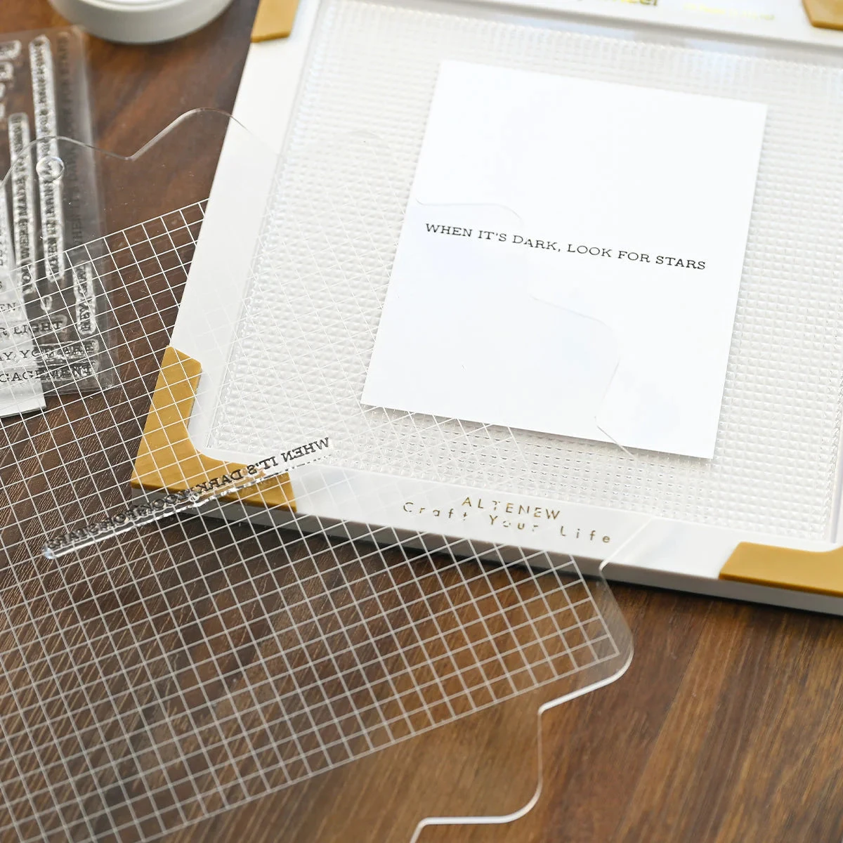 Altenew Stampwheel Square Grid Flip Plate Alt8048 4 Altenew Stampwheel Square Grid Flip Plate Alt8048 - Image 2