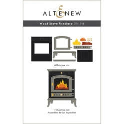 Altenew Wood Stove Fireplace Dies Alt8095*