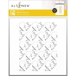 Altenew Dainty Hearts Stencils Alt8701*