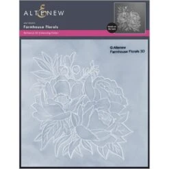 Altenew Farmhouse Florals 3D Embossing Folder Alt8911