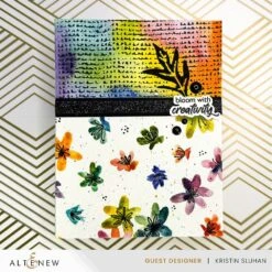 Altenew Paint And Stamp Flowers Dies Alt8918* 9 Altenew Paint And Stamp Flowers Dies Alt8918* -Simon Says Stamp ALTENEW 1X1 P SFlowersset RusticBurlap BlackandWhiteED WhimsicalWild FRONTKristinSluhan