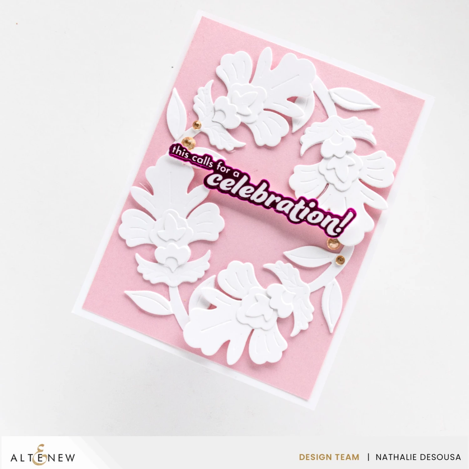 Altenew Celebration Sentiments Press Plate And Die Set 5 Altenew Celebration Sentiments Press Plate And Die Set - Image 3