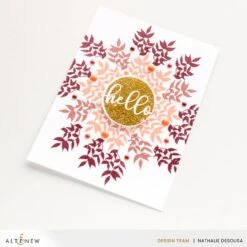 Altenew Whimsical Wreath 3D Embossing Folder Alt8668* -Simon Says Stamp ALTENEW WHIMSICALWREATH WOODLANDESCAPEENAMELDOTS Apr 24 NathalieDeSousa 3NathalieDeSousa ef803567 ff5d 46b5 9834 1426421f7a5d