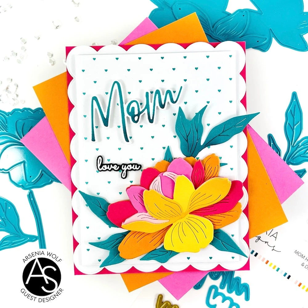 Alex Syberia Designs Elegant Peony Die Set Asd-d-148 4 Alex Syberia Designs Elegant Peony Die Set Asd-d-148 - Image 2