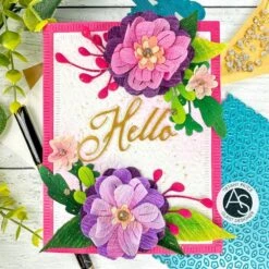 Alex Syberia Designs Andalusia Wildflowers Die Set Asd-d-166 -Simon Says Stamp ASD TiffanyPR Andalusiawildflowers arabesque thankyouandhello 1a Aug24