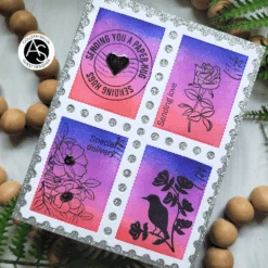 Alex Syberia Designs Postage Stamps Cover Die Asd-d-164 -Simon Says Stamp ASD.ColleenB.SpecialDeliveryBundle