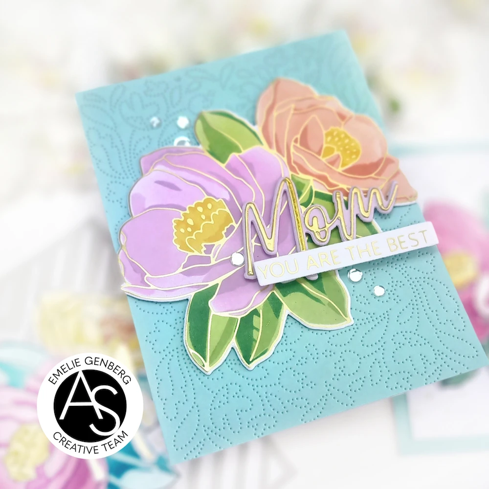 Alex Syberia Designs Heartfelt Blooms Stamp Stencil Hot Foil And Die Bundle 9 Alex Syberia Designs Heartfelt Blooms Stamp Stencil Hot Foil And Die Bundle - Image 7