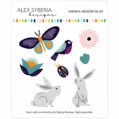 Alex Syberia Designs Cheerful Meadow Die Set Asd-d-192