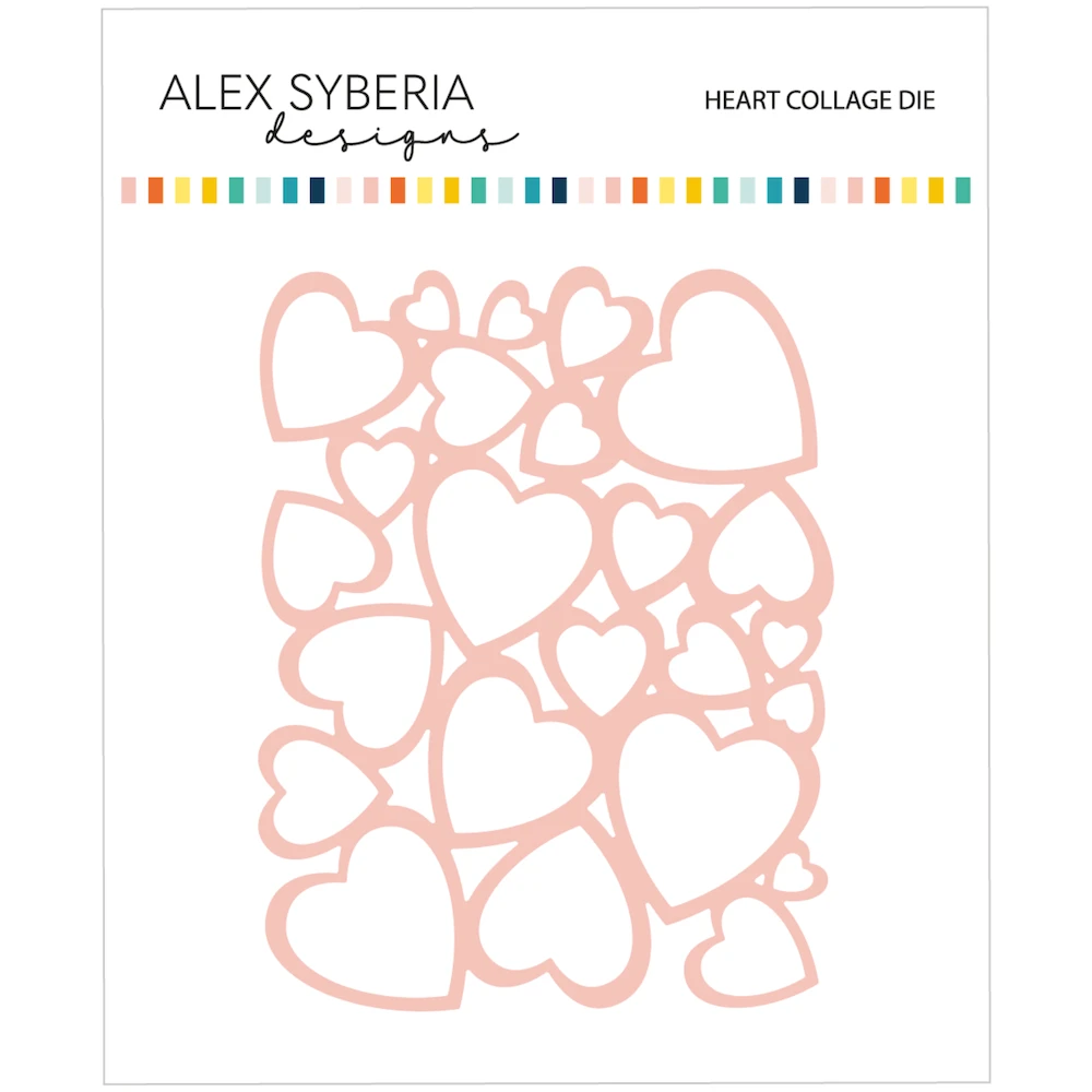 Alex Syberia Designs Heart Collage Die Set Asd-d-185 3 Alex Syberia Designs Heart Collage Die Set Asd-d-185