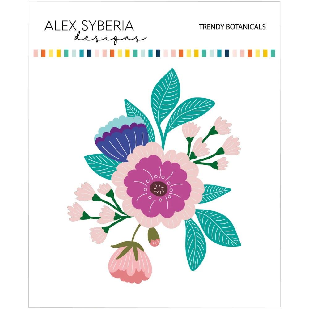 Alex Syberia Designs Trendy Botanicals Die Set Asd-d-183 3 Alex Syberia Designs Trendy Botanicals Die Set Asd-d-183