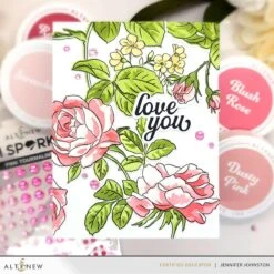 Altenew Pink Tourmaline Gem Sparkles Alt10008* 8 Altenew Pink Tourmaline Gem Sparkles Alt10008* -Simon Says Stamp Altenew 1x1 BAGBranchingRoses BlushberryBliss JadeDreams PinkTourmalineGemSparklesJenniferJohnston Nostalgia