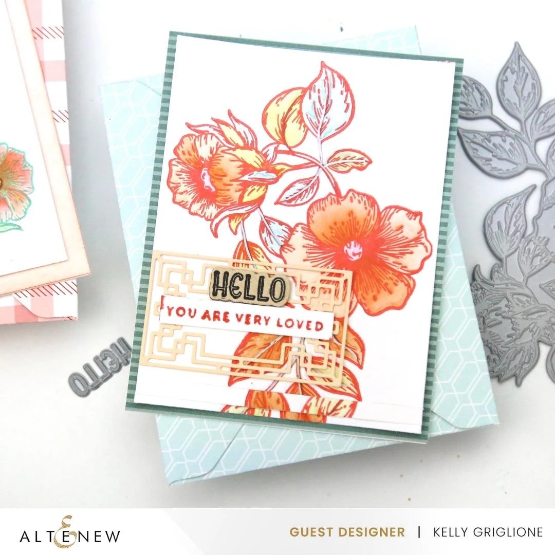 Altenew Blossoming Bouquet Press Plate, Stencils, Embossing Folders And Die Set 4 Altenew Blossoming Bouquet Press Plate, Stencils, Embossing Folders And Die Set - Image 2