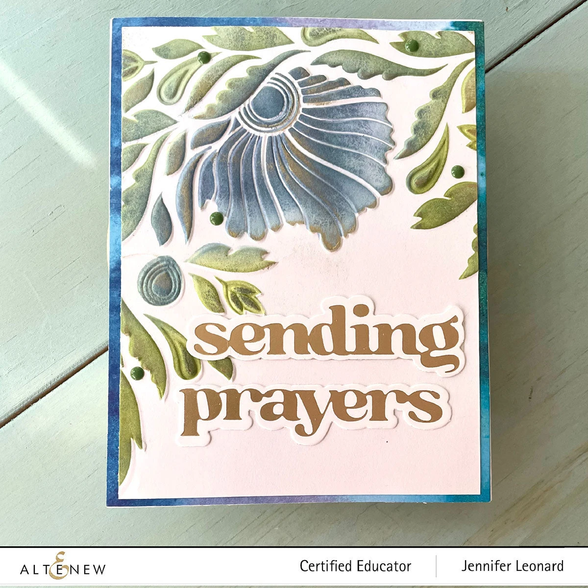 Altenew Dynamic Foliage 3D Embossing Folder Alt8213* 6 Altenew Dynamic Foliage 3D Embossing Folder Alt8213* - Image 4