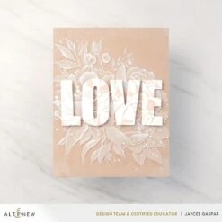 Altenew Farmhouse Florals 3D Embossing Folder Alt8911 -Simon Says Stamp Altenew FarmhouseFloralsJayceeGaspar