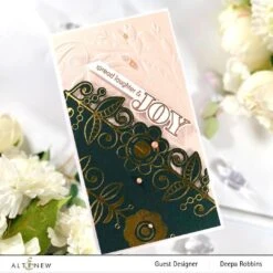 Altenew Nordic Vines Dies Alt8221* -Simon Says Stamp Altenew FestiveGreenery JoyfulGreetings NordicVines21x1DeepaRobbins