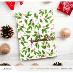 Altenew Festive Greenery 3D Embossing Folder Alt8202 7 Altenew Festive Greenery 3D Embossing Folder Alt8202 -Simon Says Stamp Altenew FestiveGreenery LinearLifePoinsettiaBridgetCasey 1 bc43d50b 02ef 4b62 8d00 eca008ee3cc8