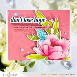 Altenew Peony And Lilac Swag Dies Alt10147 -Simon Says Stamp Altenew Peony LilacSwag CupcakeCosmos 1DeepaRobbins