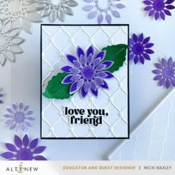 Altenew Jeweled Botanicals Layering Dies Alt8716* 8 Altenew Jeweled Botanicals Layering Dies Alt8716* -Simon Says Stamp Altenew TuftedElegance JeweledBotanicals 1x1NickiBaxley