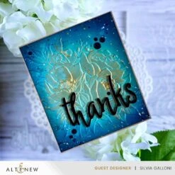 Altenew Farmhouse Florals 3D Embossing Folder Alt8911 -Simon Says Stamp Altenew farmhouseflorals3D thanksdie 1Silvia