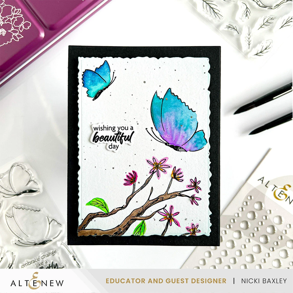 Altenew Paint And Stamp Flowers Dies Alt8918* 4 Altenew Paint And Stamp Flowers Dies Alt8918* - Image 2