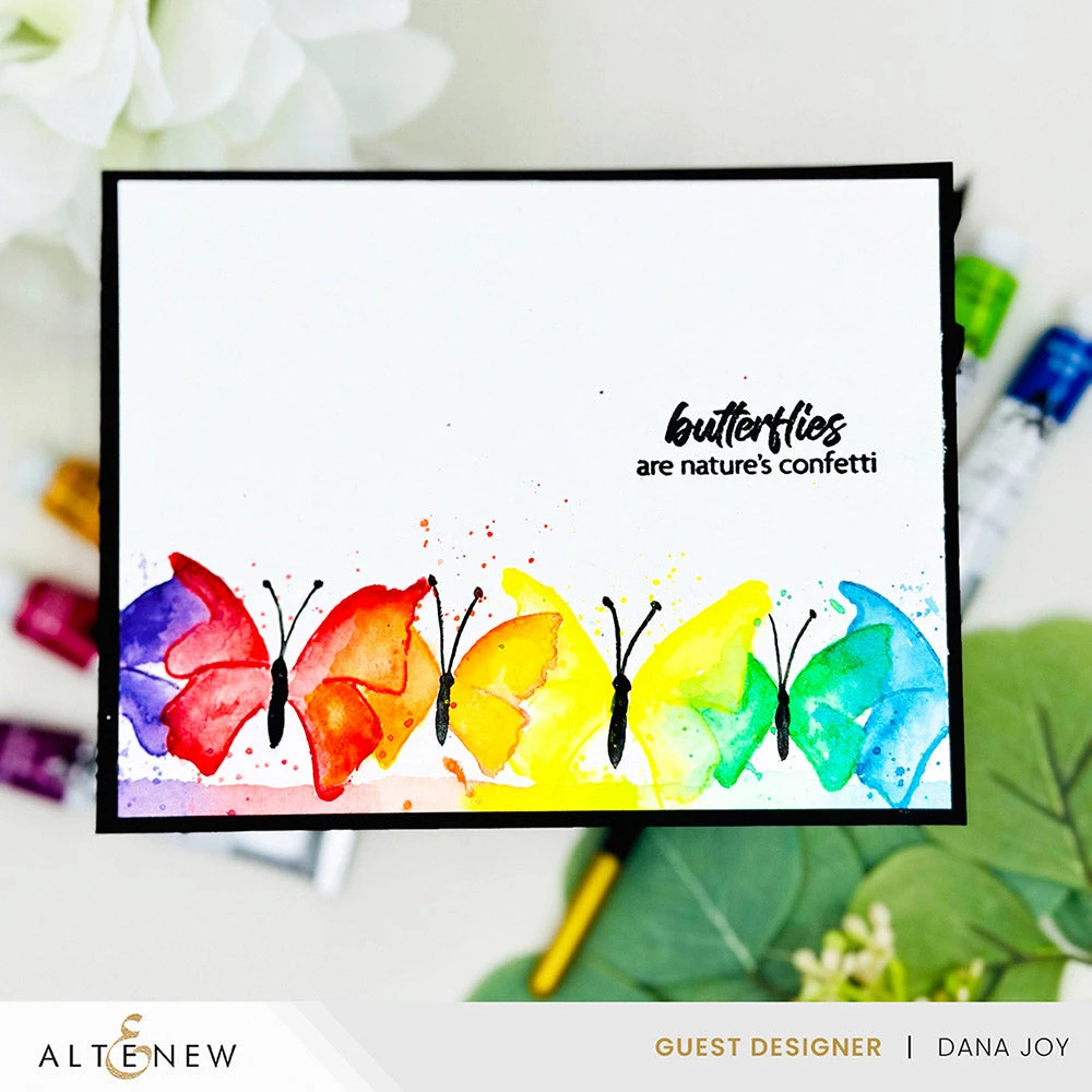 Altenew Paint And Stamp Butterflies Dies Alt8916 5 Altenew Paint And Stamp Butterflies Dies Alt8916 - Image 3