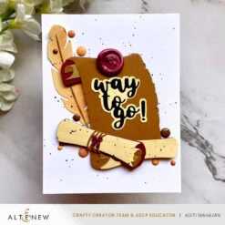 Altenew Apricot Frost Fresh Dye Ink Pad Alt10185 -Simon Says Stamp Altenew Apricot Frost Fresh Dye Ink Pad alt10185 congrats