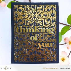 Altenew Blooming Doily Charm 3D Embossing Folder Alt10817 -Simon Says Stamp Altenew Blooming Doily Charm 3D Embossing Folder alt10817 golden