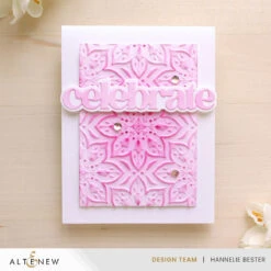 Altenew Blooming Doily Charm 3D Embossing Folder Alt10817 -Simon Says Stamp Altenew Blooming Doily Charm 3D Embossing Folder alt10817 pink
