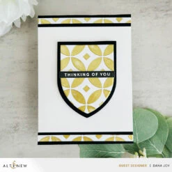 Altenew Brass Shimmer Relief Paste Alt8641 9 Altenew Brass Shimmer Relief Paste Alt8641 -Simon Says Stamp Altenew Brass Shimmer Relief Paste alt8641 shield