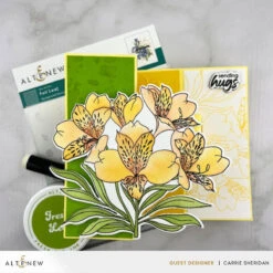 Altenew Build-A-Garden Peruvian Lily Add-On Dies Alt10687 -Simon Says Stamp Altenew Build A Garden Peruvian Lily Add On Dies alt10687 yellow