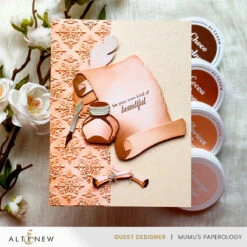 Altenew Choco Hazelnut Fresh Dye Ink Pad Alt10188 -Simon Says Stamp Altenew Choco Hazelnut Fresh Dye Ink Pad alt10188 quill